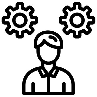 Teçhizat Web simgesi basit illüstrasyon