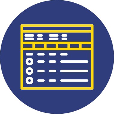 Web simgesi vektör illüstrasyonu