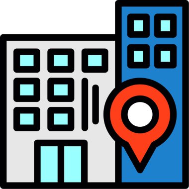 Harita konumu simgesi - taslak biçimi