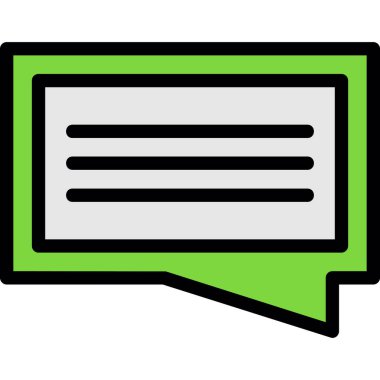 konuşma kabarcığı işaret simgesi tasarımı