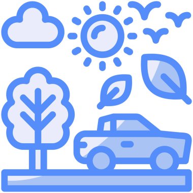 iklim değişikliği ikonu