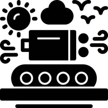 Katı biçiminde bulut hesaplama ağı simgesi