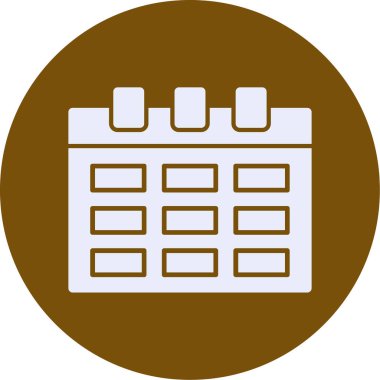 Projeniz için vektör takvimi simgesi