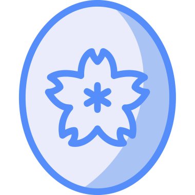 Yumurta. Web simgesi basit illüstrasyon