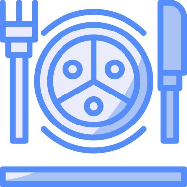 Restoran menüsü yemek simgesi