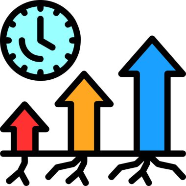 iş büyüme grafik simgesi