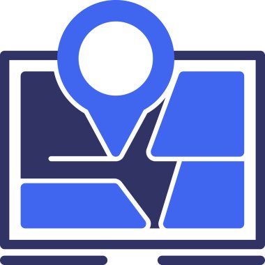 konum haritası gps simgesi dosya taslak biçimi