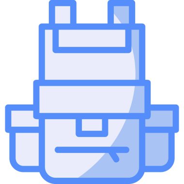 Pil güç ikonu. doldurulmuş tasarım biçimi