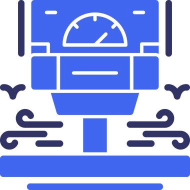 Saat simgesinin vektör illüstrasyonu