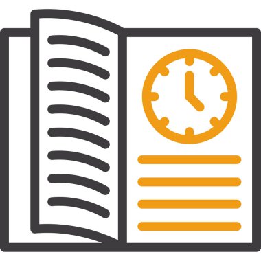 iş yönetimi düz simgesi, vektör, illüstrasyon