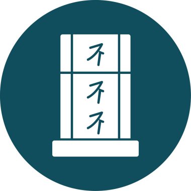 Modern yapı simgesinin vektör illüstrasyonu