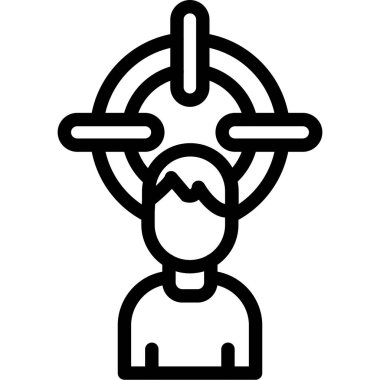 avatar simgesi vektör illüstrasyonu