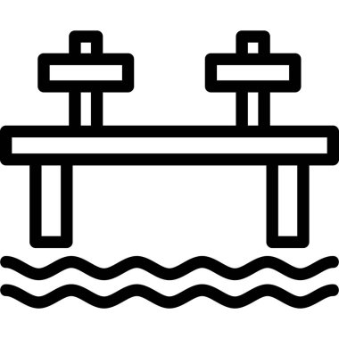 Yüzme havuzu ikonu. Beyaz arkaplanda izole edilmiş web tasarımı için ana yüzme havuz vektör simgesi