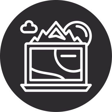 Hediye kutusu vektör çizgisi simgesi, bayram, doğum günü, doğum günü simgesi,