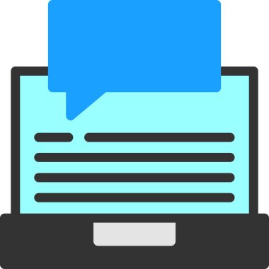 ileti sohbet iletişim simgesi