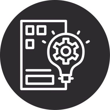 seo modern simgesinin vektör illüstrasyonu