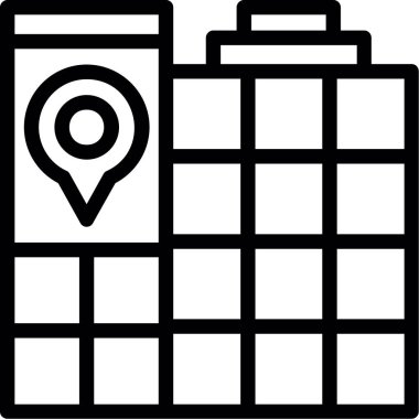 konum haritası pin simgesi