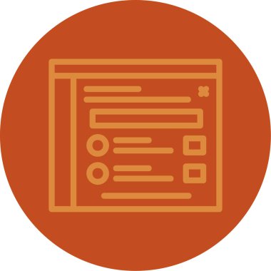 Vektör belgesi Simge illüstrasyonu