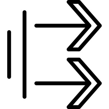 Ok. Web simgesi basit illüstrasyon