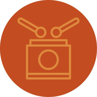 Kamera. Web simgesi basit illüstrasyon