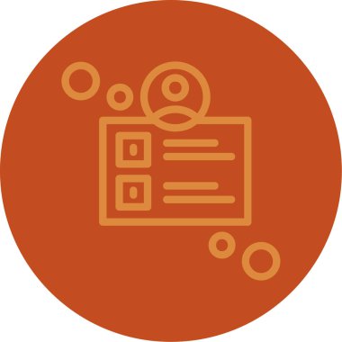 Belge simgesinin vektör illüstrasyonu