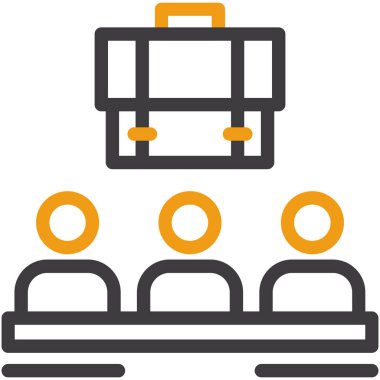 iş simgesi, vektör resimleme