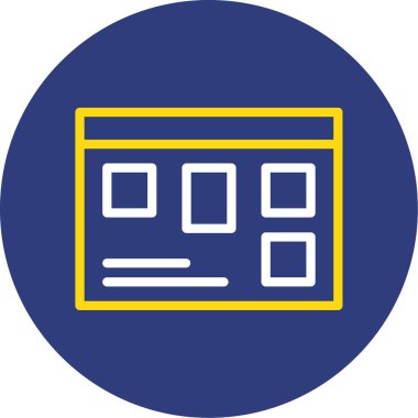 Seo simgesinin vektör illüstrasyonu