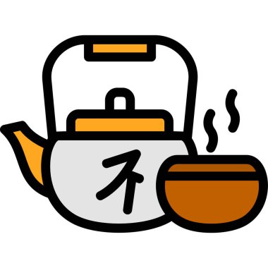 Çin çay demliği ikonu