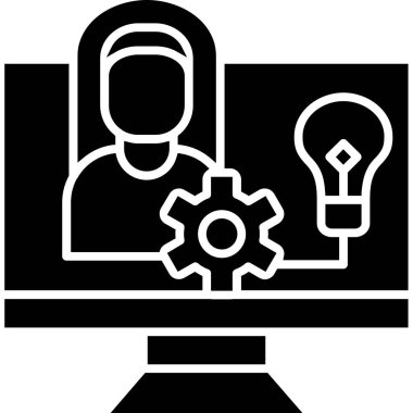 İş fikri vektör simgesi