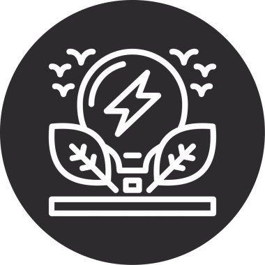 Elektrik simge vektör çizim