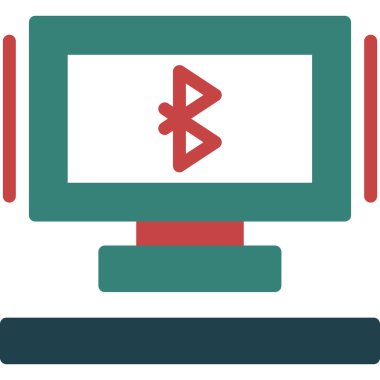 Bilgisayar. Web simgesi basit illüstrasyon