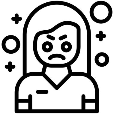 kızgın duygu ifade simgesi