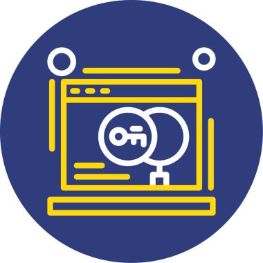 Ara. Web simgesi basit tasarım