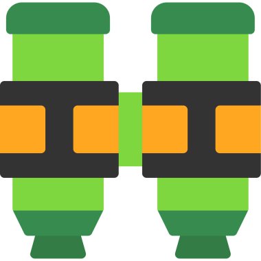 dürbün simgesi, vektör illüstrasyonu