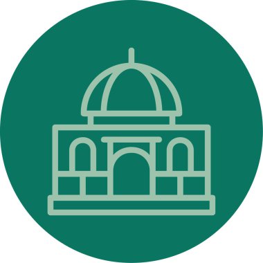 Modern binanın vektör illüstrasyonu