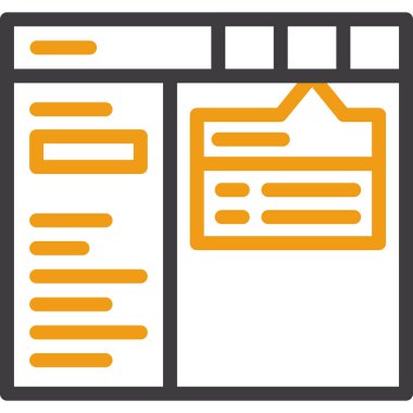 belge dosya simgesi, vektör illüstrasyonu