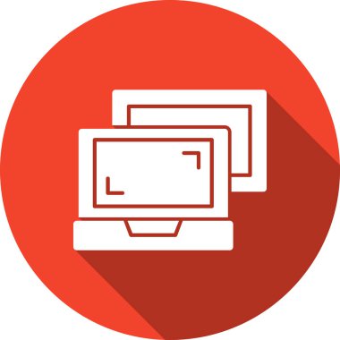 bilgisayar vektör çizgisi simgesi