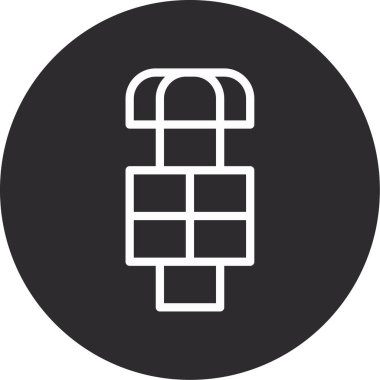 Modern b 'nin vektör illüstrasyonu eksik simgesi