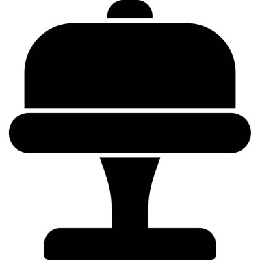 Sandalyeli tablonun vektör simgesi