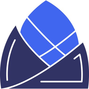 Mavi arkaplanın vektör illüstrasyonu