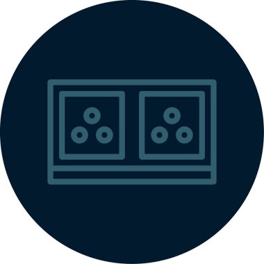 Dj simge vektör çizim