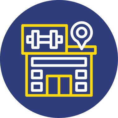 Modern simgenin vektör illüstrasyonu