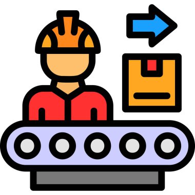 İnşaat mühendisi işçi simgesi