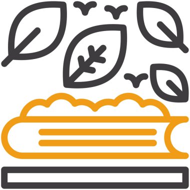 Yemek. Web simgesi basit illüstrasyon