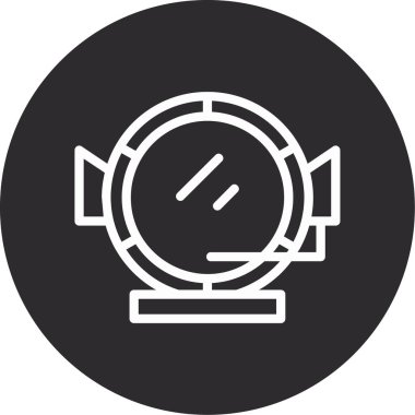 Bir kameranın vektör illüstrasyonu