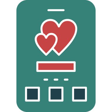 vektör simgesi, illüstrasyon, uygulama konsepti, cep telefonu