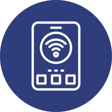 Vektör telefon simgesi illüstrasyonu