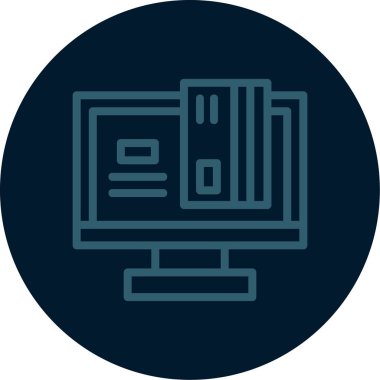 bilgisayar simgesi vektör illüstrasyonu