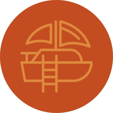 Düz stil Çin Yeni Yıl simgesi