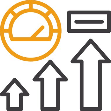 yön ok simgesi ana hat biçiminde